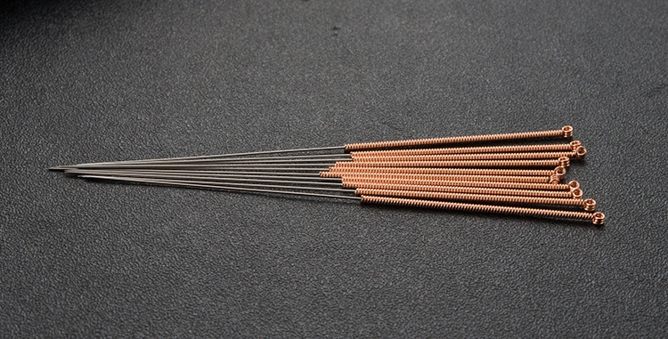 Supplier Different Sizes Chinese Traditional Disposable Copper Wire Handle Wholesale Acupuncture Dry Needle