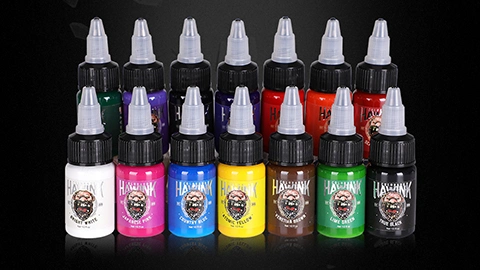 OEM Hawink Tattoo Ink Wholesale Best Quality 7 Colors/Set Microblading Tattoo Pigment Ink Reach SDS