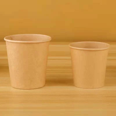 Plant Ink Printing Non-Fluorescent Bleaching Disposable Kraft Paper Cup